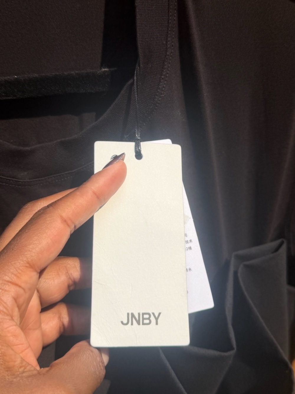 NWT - JNBY Black Ruffle Detail Women’s Top - Picture 4 of 4